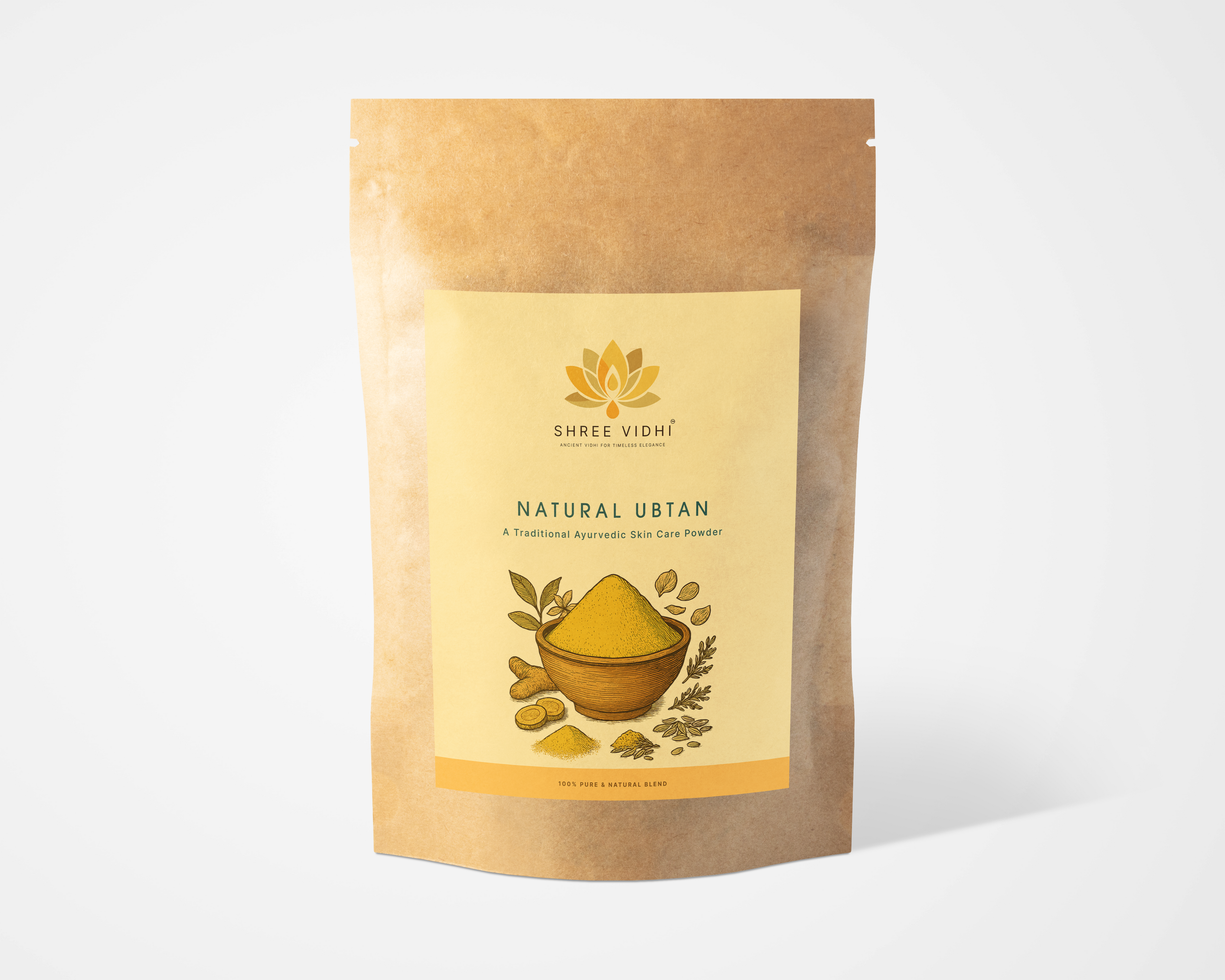 Shree vidhi Pure & Natural Ubtan Powder for Face and Body| Skin Whitening - 100g