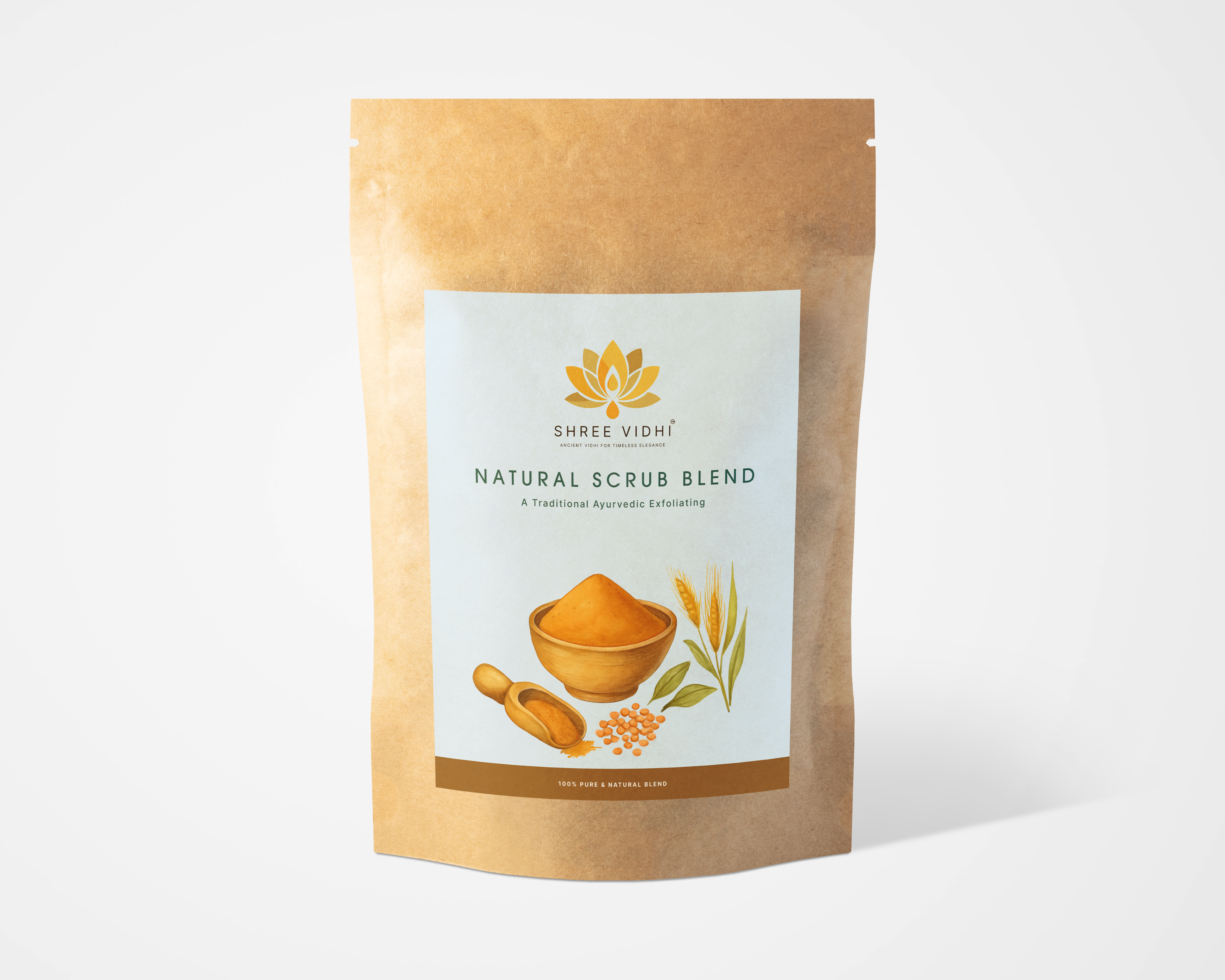 Shree vidhi Natural scrub blend | Scrub powder | Skin care - 100g