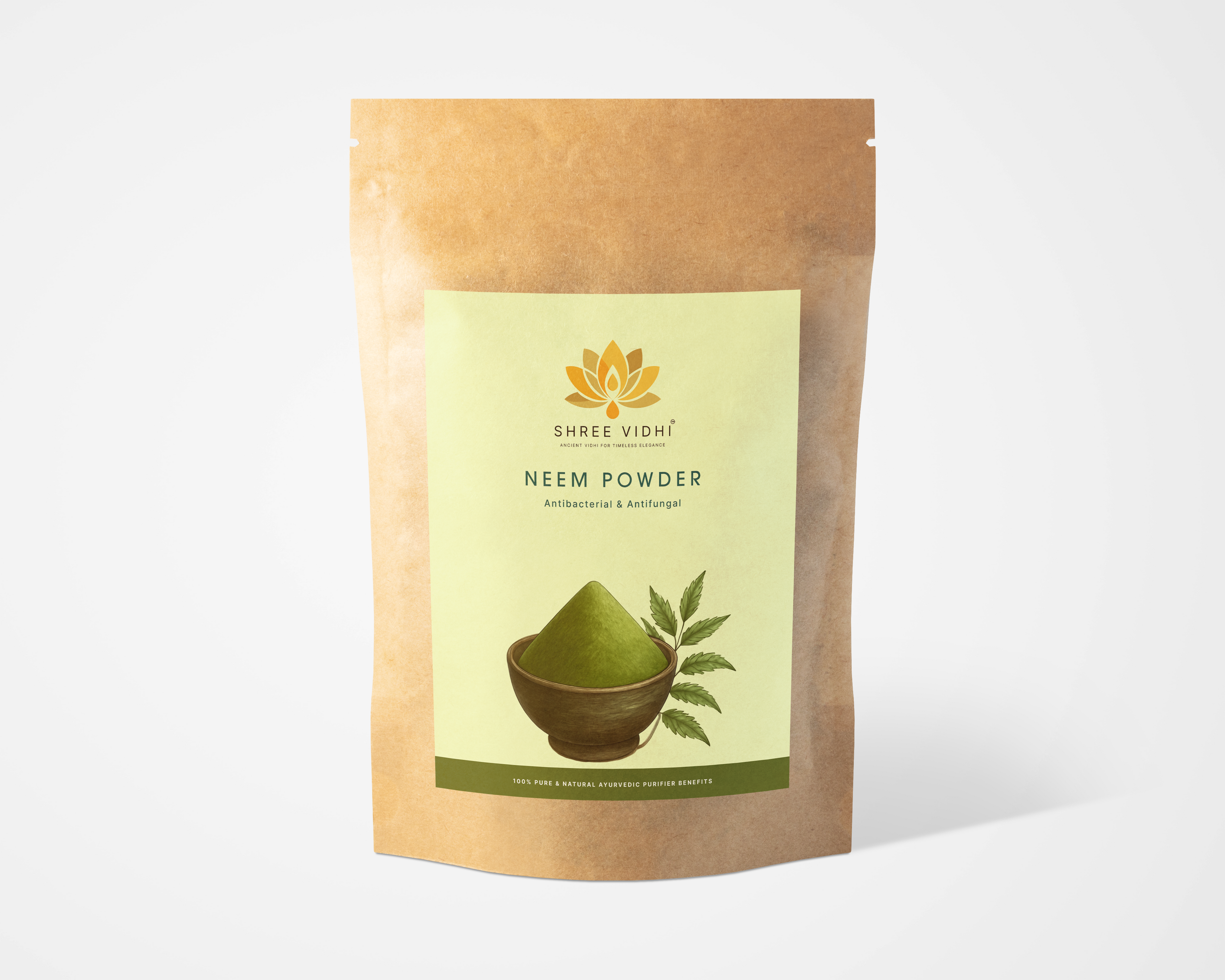 Shree vidhi Neem Powder 100% Organic & Chemical Free | Face mask - 50 g