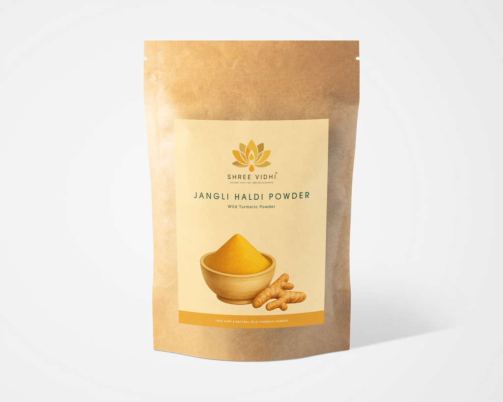 Shree vidhi Jangali Haldi Powder for Face & Skin care – 50g