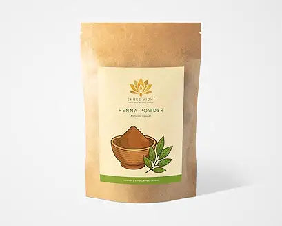 Shree Vidhi Henna Powder for Hair Colour (Mehandi) | for Hair, Hands & Feet (100g)